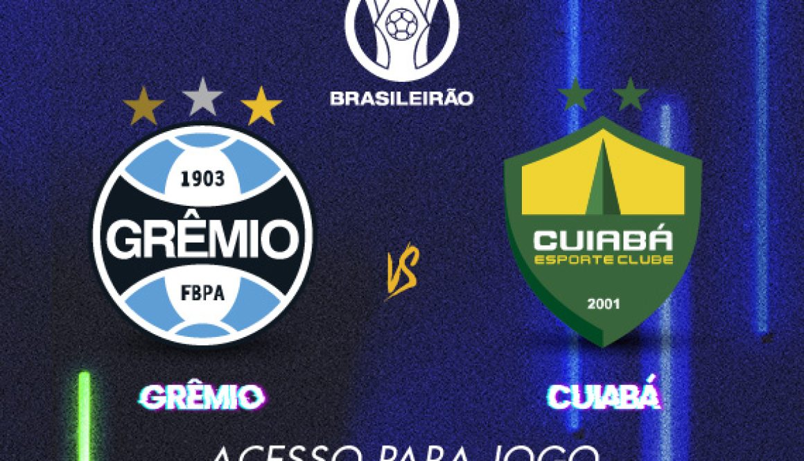 GRÊMIO X CUIABÁ, BRASILEIRÃO 2023 AO VIVO