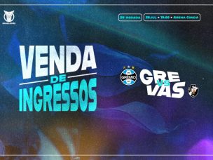 Venda de ingressos para Grêmio x Vasco na Arena Condá começa nesta quinta-feira