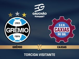 Ingressos para o setor visitante, para partida entre Grêmio x Caxias, no dia 26 de janeiro, estarão disponíveis nesta quarta-feira