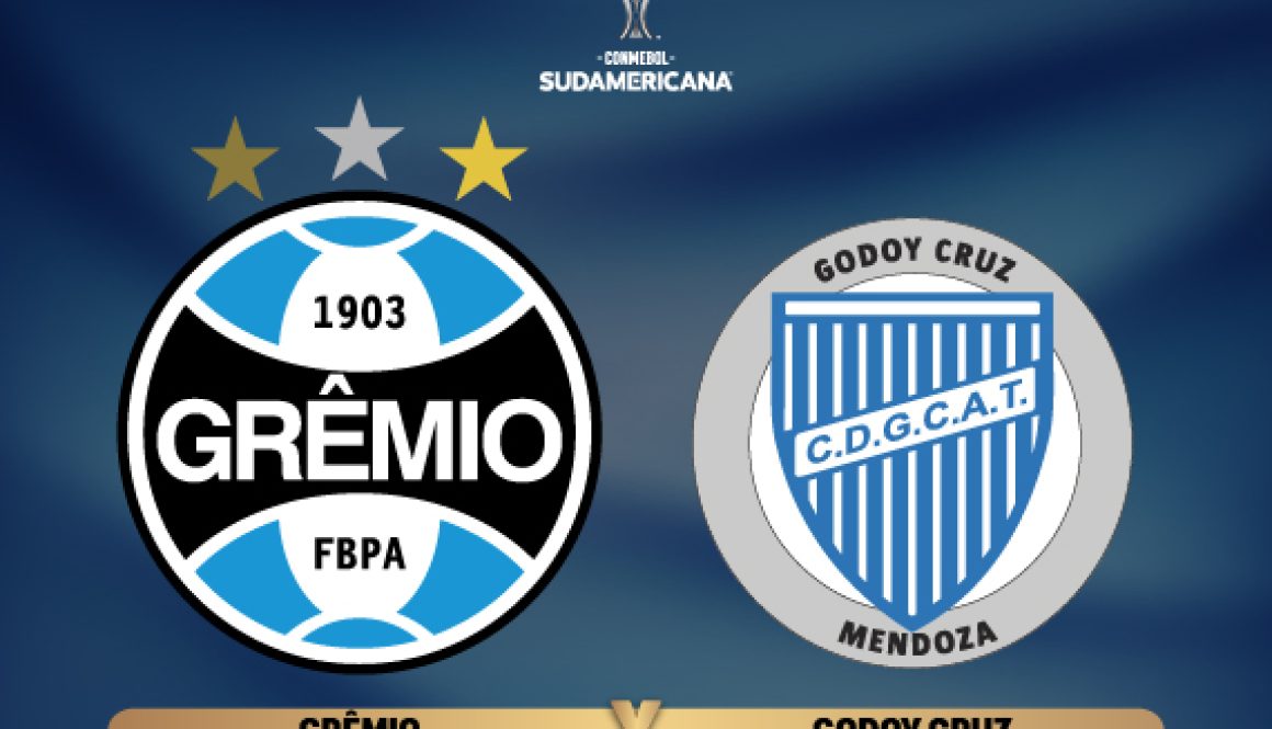 Grêmio recebe Godoy Cruz na Arena pela Sudamericana