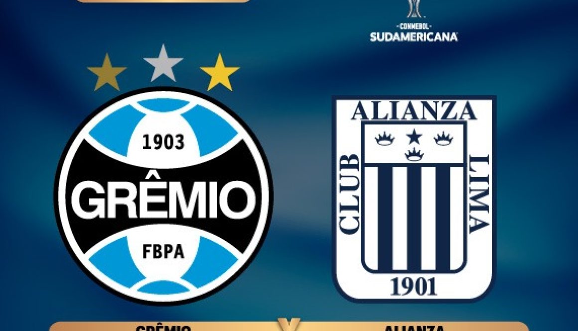 Grêmio decide na Arena o confronto dos playoffs da Sudamericana, na próxima quarta-feira, dia 23