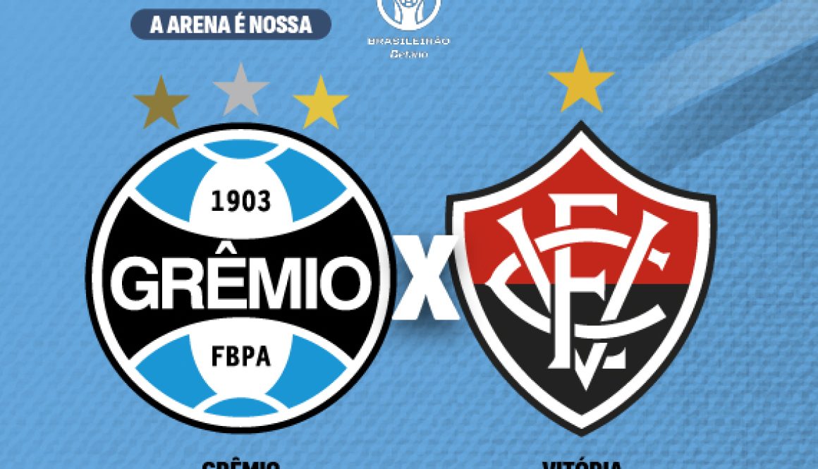 Grêmio enfrenta o Vitória na Arena no domingo, 28