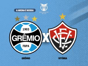 Grêmio enfrenta o Vitória na Arena no domingo, 28