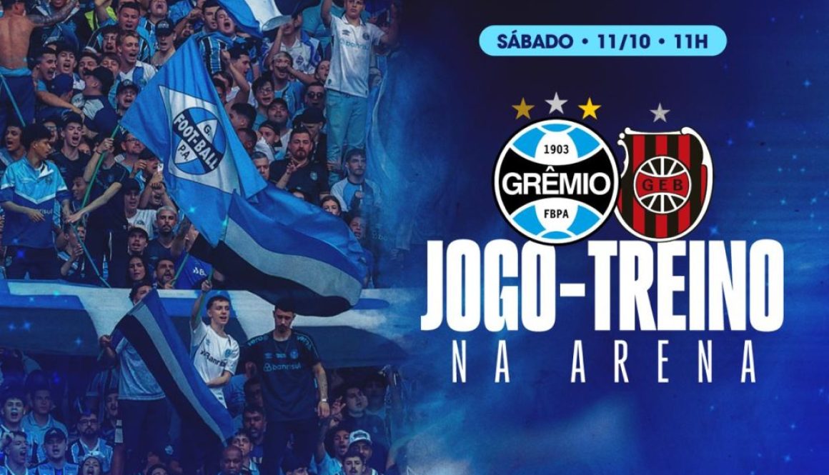 Saiba os detalhes para o jogo-treino entre Grêmio x Brasil de Pelotas