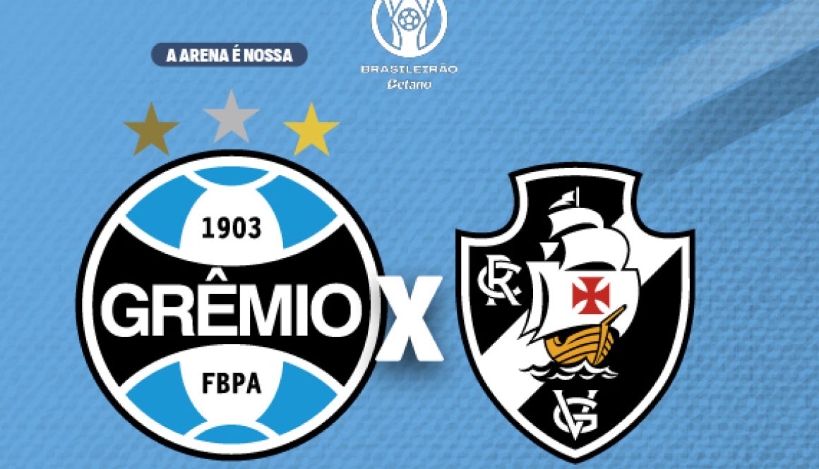 Com promoção para Sócio e valores promocionais de ingressos, o Grêmio recebe o Vasco nesta quarta-feira (19) na Arena