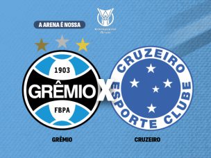 Grêmio enfrenta o Cruzeiro nesta quarta-feira (5) na Arena